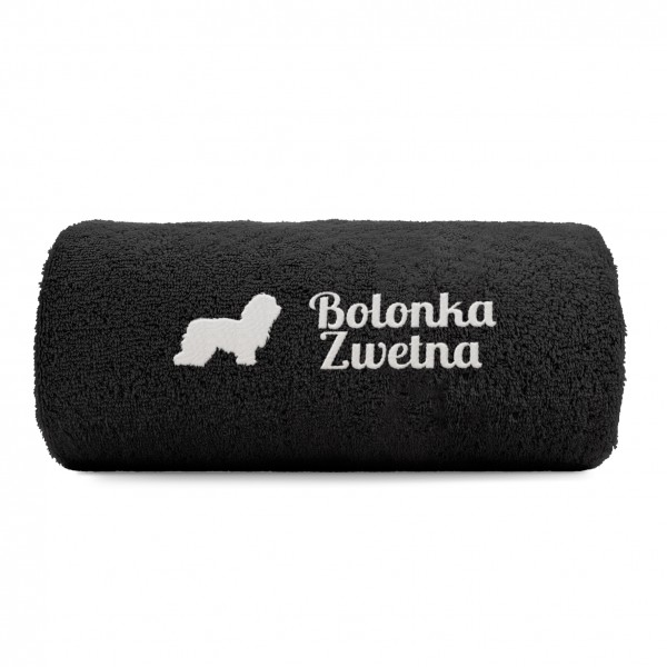 Bolonka Zwetna Handtuch Pfoten Hundemotiv Stickerei Deluxe