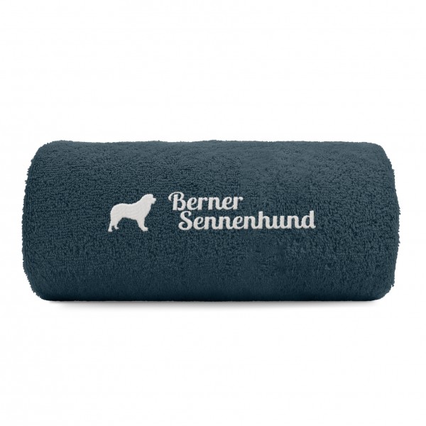Berner Sennenhund Handtuch Pfoten Hundemotiv Stickerei Deluxe