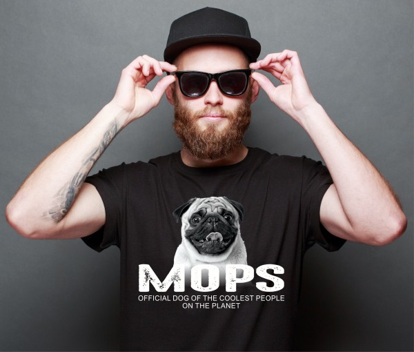 Mops Pug Carlino Chinese pug Dog cool Leute lustig Shirt T-Shirt Hundemotiv Siviwonder