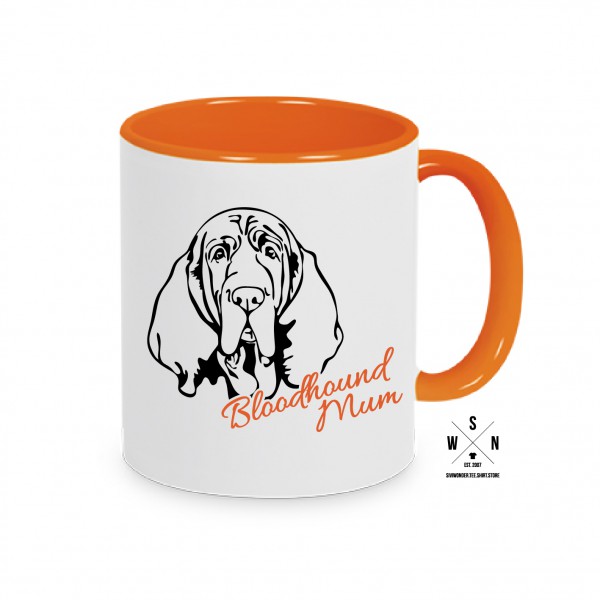 Tasse Kaffebecher BLOODHOUND MUM / DAD-Copy