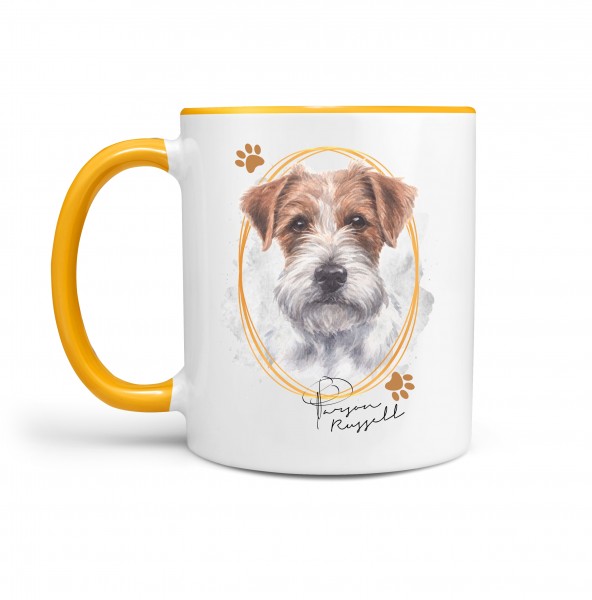 Parson Russell Terrier Tasse PRT SIGNATURE DOGS Hund Motiv Hundemotiv Kaffee