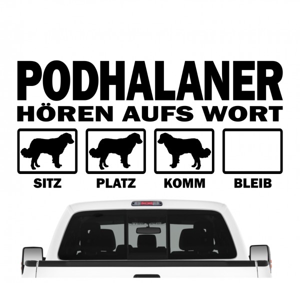 Podhalaner Polski Owczarek Podhalanski Tatahund Hirtenhund Hört aufs Wort Hunde Aufkleber Sticker Autoaufkleber Wandtattoo TattooPodhalaner Polski Owczarek Podhalanski Tatahund Hirtenhund Hört aufs Wort Hunde Aufkleber Sticker Autoaufkleber Wandtattoo Tat