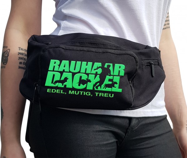 Rauhaardackel Hundesport Hundemotiv Gürteltasche Tasche Hund Stickerei