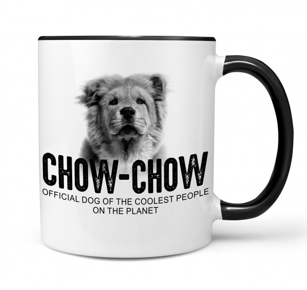 Chow-Chow Kanton -Hund Chao-Chao China Dog cool Leute lustig Dog Tasse Kaffeetasse Kaffeebecher happy Design by Siviwonder