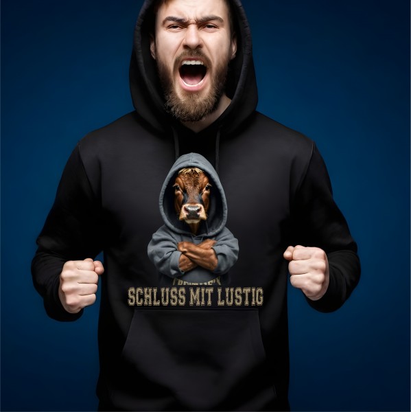 Kuh Bauern Protest No.2 Hoodie Unisex Sweatshirt Sprüche Schluss lustig Cow Landwirt