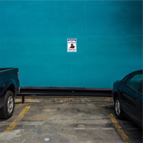 Rottweiler Rottie Rott Parking Schild Achtung Spruch Warnschild Türschild Fun