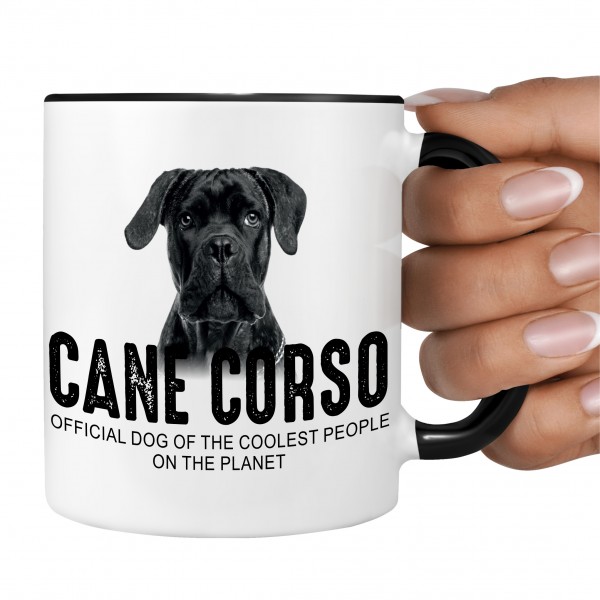 Cane Corso Italiano Cane Corz Italien Dog cool Leute lustig Dog Tasse Kaffeetasse Kaffeebecher happy Design by Siviwonder