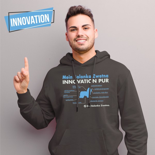 Bolonka Zwetna Sweatshirt Innovation Hoodie Hundemotiv Bichon Tsvetnaya Russland