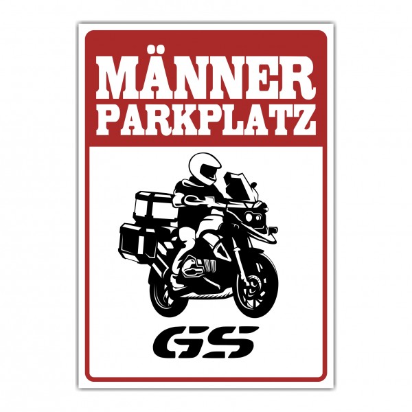 Motorrad Privatparkplatz parken verboten. Privatparkplatz Privatgrundstück Hinweisschild Parkplatz lustig freihalten