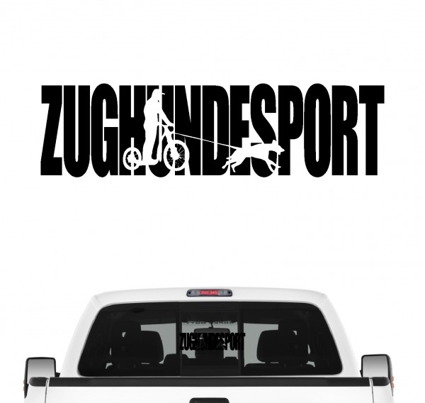 Zughundesport Hundesport Autoaufkleber Hund Folie Aufkleber Dogscooter Jöring