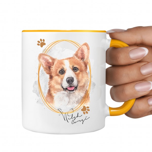 Welsh Corgi Tasse SIGNATURE DOGS Hund Motiv Hundemotiv Kaffee