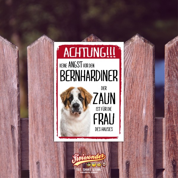 SchildZaun_Bernhardiner1