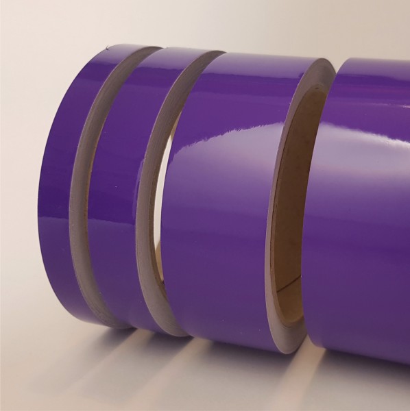 Zierstreifen lila violett Flieder glanz in in 10 m Länge für Auto Boot Klebeband Dekorstreifen Tuningstreifen Autofolie Siviwonder