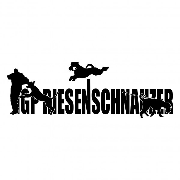 Aufkleber Hundemotiv Rasse IGP IPO Begleithund Prüfung Internationale Prüfungsordnung Gebrauchshudeprüfung Fährte Schutzdi