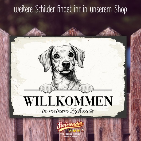 Hundeschild Willkommen Zuhause Chiweenie Schild Achtung Spruch