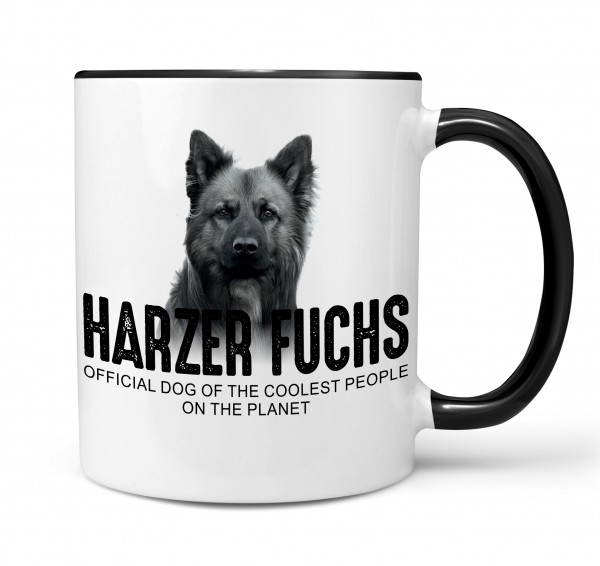 Harzer Fuchs Altdeutscher Hütehund Dog Tasse Kaffeetasse Kaffeebecher happy Design by Siviwonder