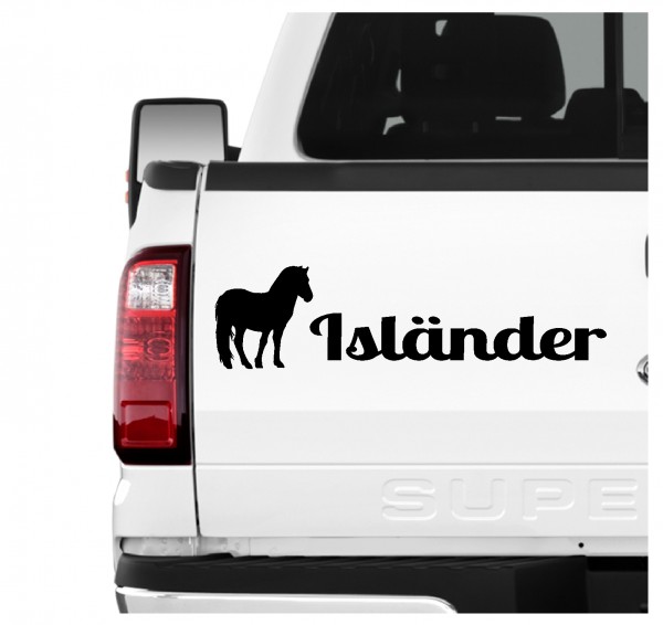 Isländer Trekkingpferd Islandpony Pony Reitpferd Pferdesport Tölt Pass fünf Gänge Aufkleber 3er Set Pferdeaufkleber Pferd reiten Auto Folie by SIVIWONDER