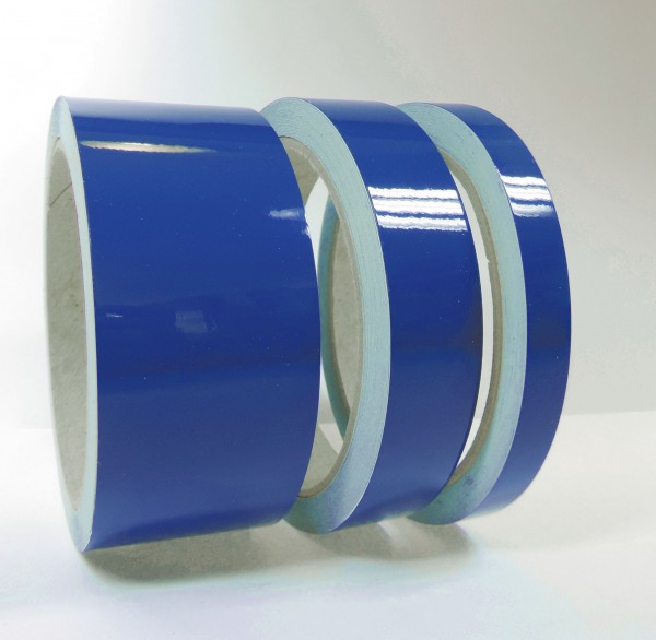 Zierstreifen verkehrsblau mittelblau blau RAL5017 glanz in in 10 m Länge für Auto Boot Klebeband Dekorstreifen Tuningstreifen Autofolie Siviwonder