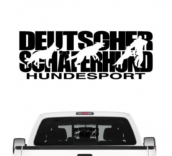Deutscher Schäferhund Hundesport Autoaufkleber Hund Folie Aufkleber Shepherd