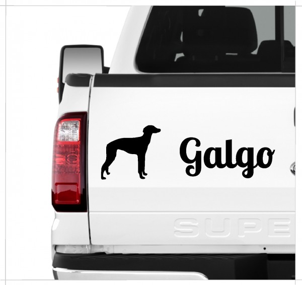 Galgo Espanol Spanischer Windhund Straßenhund Tierheim Dog 3er Set AUTOAUFKLEBER Aufkleber Hunde Hundemotiv by SIVIWONDER