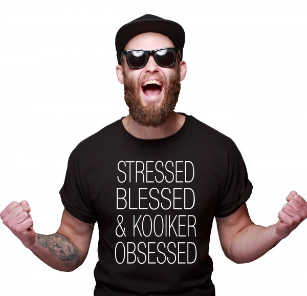 Kooikerhondje Unisex T-Shirt Hundemotiv Hundemotiv Stressed Blessed Kooiker Hound Kojenhundchen Nederlandse Dutch Decoy