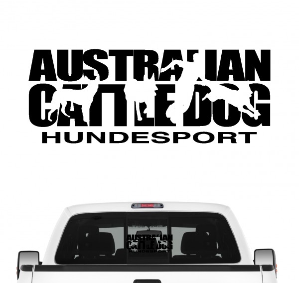 Australian Cattle Dog Hundesport Autoaufkleber Hund Folie Aufkleber ACD Heeler