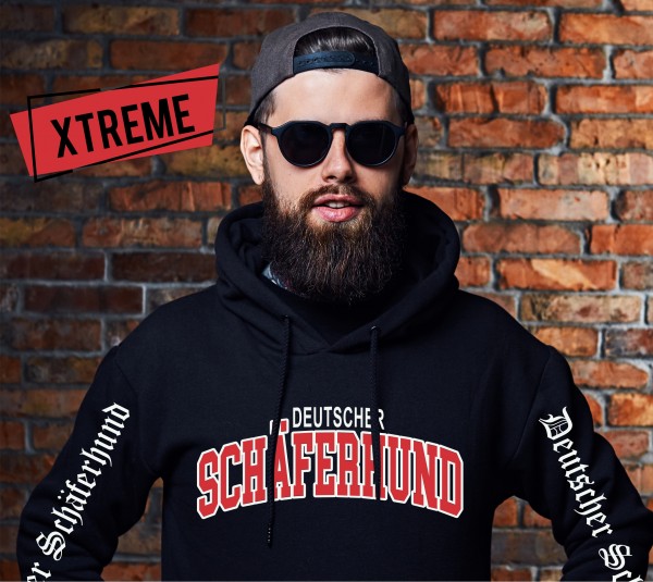 Deutscher Schäferhund Schäfer German Shepherd Dog Hoodie Unisex Sweatshirt Extreme Hundemotiv