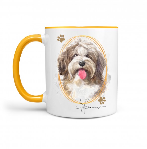 Havaneser Havanese TASSE SIGNATURE DOGS Hund Motiv Hundemotiv Kaffee