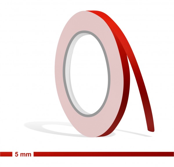 Zierstreifen rot matt in in 10 m Länge für Auto Boot Klebeband Dekorstreifen Tuningstreifen Autofolie Siviwonder