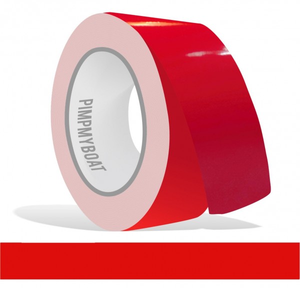 Zierstreifen rot red feuerrot signalrot glanz in in 10 m Länge für Auto Boot Klebeband Dekorstreifen Tuningstreifen Autofolie Siviwonder