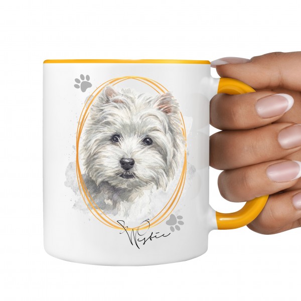 Westie West Highland Terrier Tasse SIGNATURE DOGS Hund Motiv Hundemotiv Kaffee