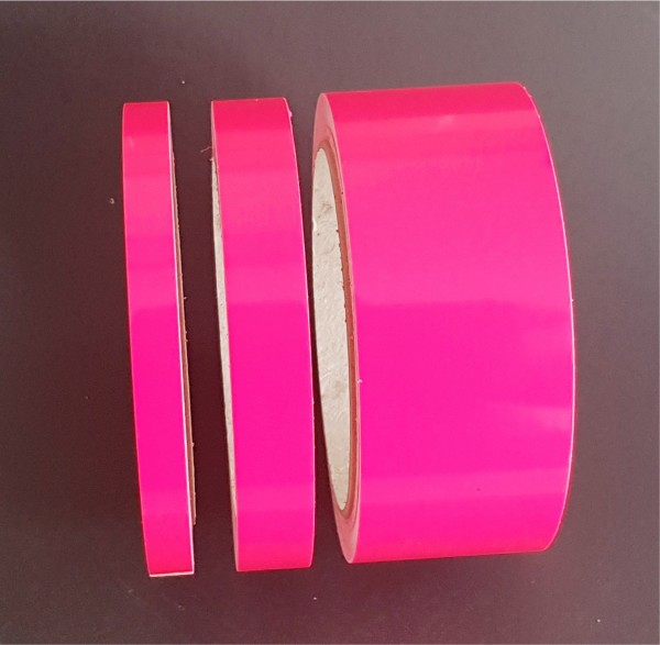 Zierstreifen neon pink - neongpink fluor in in 10 m Länge für Auto Boot Klebeband Dekorstreifen Tuningstreifen Autofolie Siviwonder