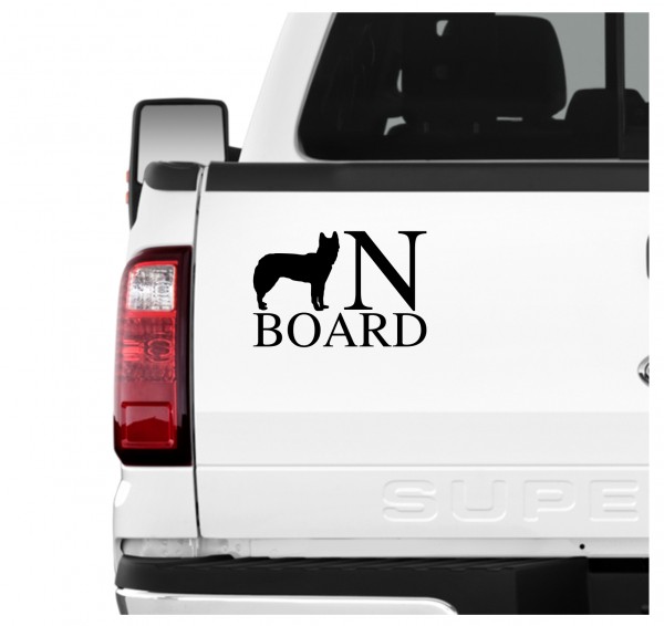 Husky Board Auto Aufkleber Hund Folie Wandtattoo Tattoo Sticker Siberian Icee Sibe Chukcha Huskies Sibireien Schlittenhund