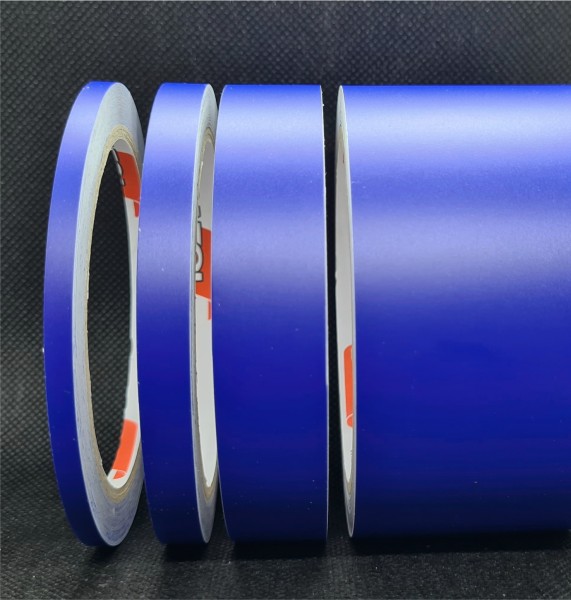 Zierstreifen Matt royalblau Königsblau royal blau 5mm in in 10 m Länge für Auto Boot Klebeband Dekorstreifen Tuningstreifen Autofolie Siviwonder