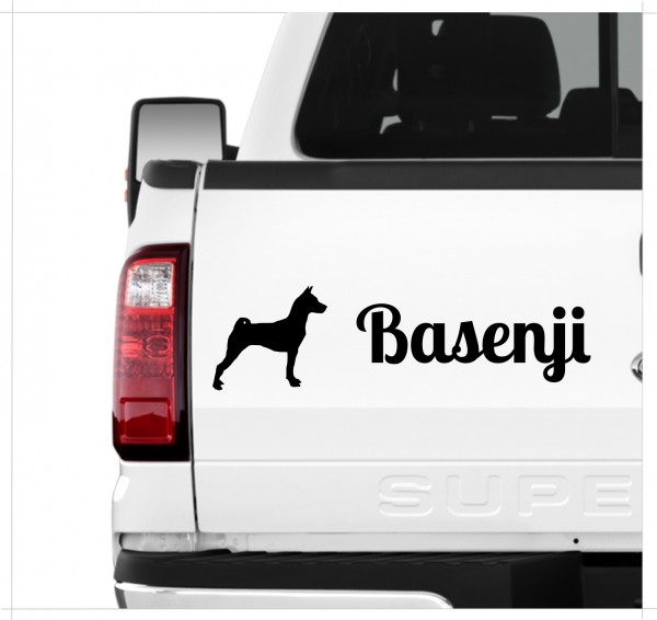 Basenji African Bush Dog Barkless Dog Kongo kein Bellen Dog 3er Set AUTOAUFKLEBER Aufkleber Hunde Hundemotiv by SIVIWONDER