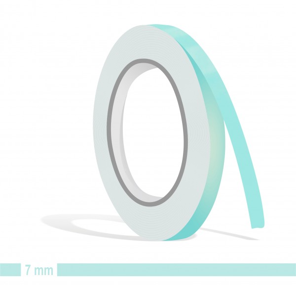Zierstreifen blau 7mm pastelltürkis lichtgrün hellblau in in 10 m Länge für Auto Boot Klebeband Dekorstreifen Tuningstreifen Autofolie Siviwonder