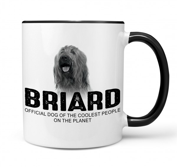 Briard Berger de Brie Dog cool Leute lustig Dog Tasse Kaffeetasse Kaffeebecher happy Design by Siviwonder
