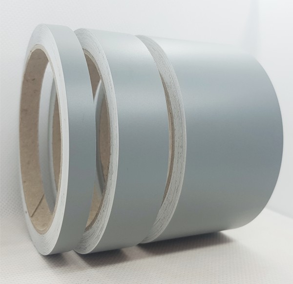 Zierstreifen Matt türkis grau - mittelgrau grey 5mm in in 10 m Länge für Auto Boot Klebeband Dekorstreifen Tuningstreifen Autofolie Siviwonder