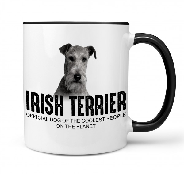 Irish Terrier roter Teufel der rote Ire Dog Tasse Kaffeetasse Kaffeebecher happy Design by Siviwonder