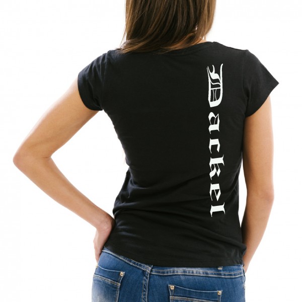 Dackel Damen T-Shirt Extreme Hundemotiv Dachshund Teckel Wiener Dog