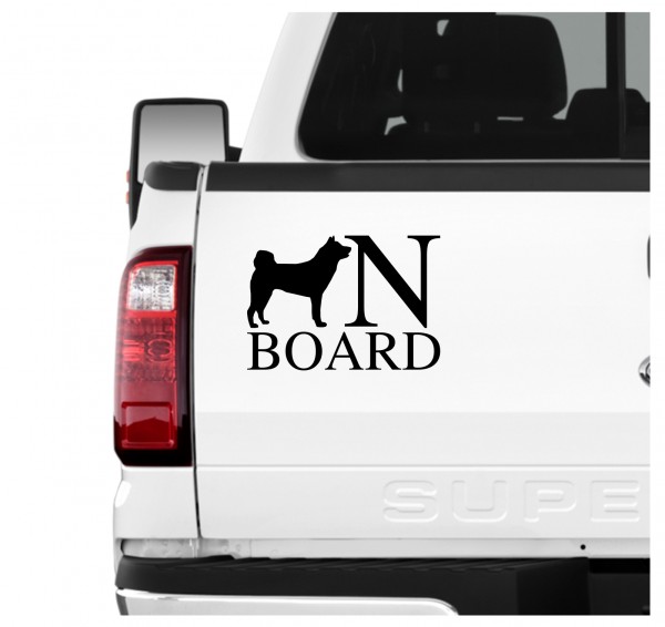 Shiba Inu Board Auto Aufkleber Hund Folie Wandtattoo Tattoo Sticker Japan Japanese Small Size Dog Ken