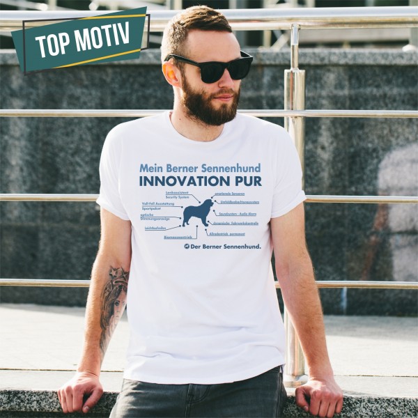 Berner Sennenhund Unisex T-Shirt Innovation Hundemotiv Bernese Mountain Dog