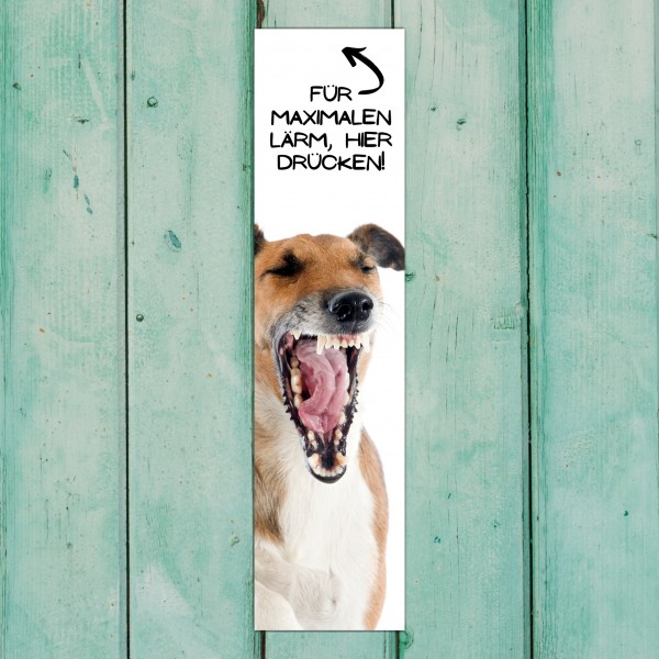 Foxterrier Foxie Fox Terrier Dog Türschild Warnschild Hundeschild Schildr happy Design by Siviwonder
