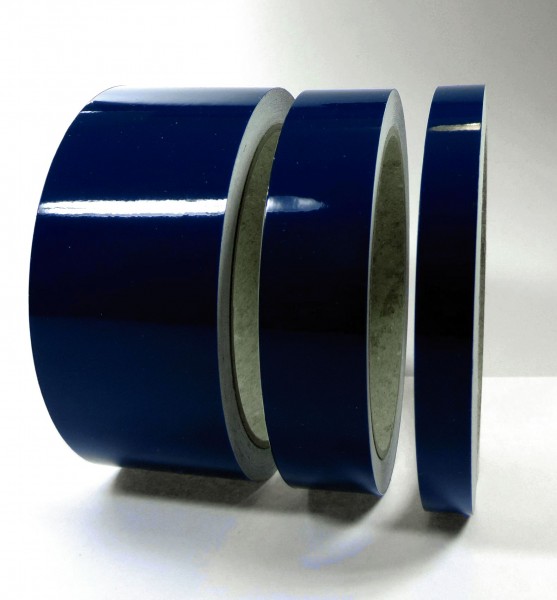 Zierstreifen stahlblau dunkelblau blau glanz in in 10 m Länge für Auto Boot Klebeband Dekorstreifen Tuningstreifen Autofolie Siviwonder
