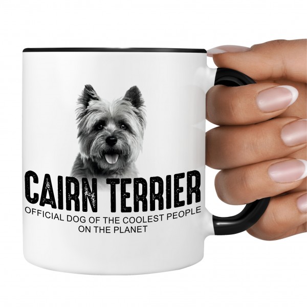Cairn Terrier Kern Dog cool Leute lustig Dog Tasse Kaffeetasse Kaffeebecher happy Design by Siviwonder