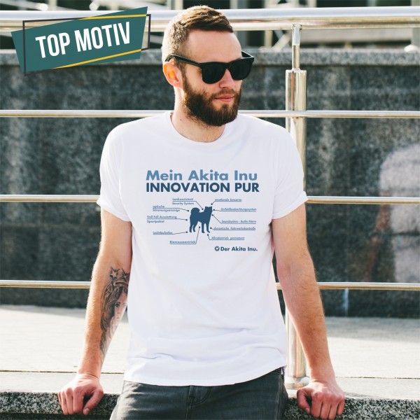 Akita Inu Unisex T-Shirt Innovation Hundemotiv Japan Small Japanese Dog