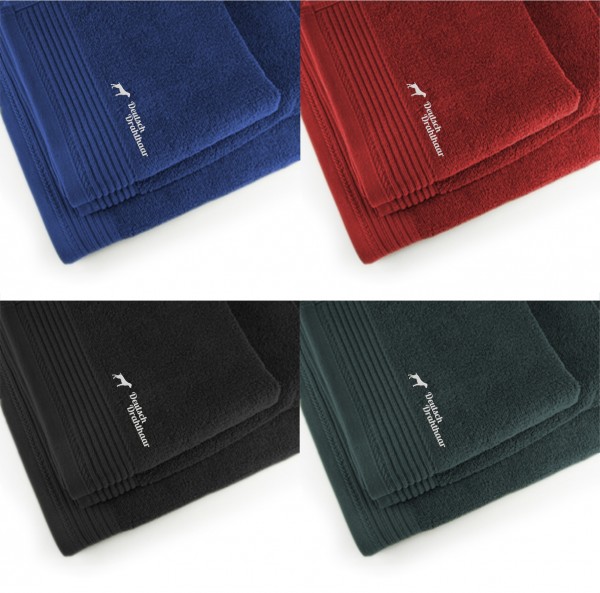 Deutsch Drahthaar Handtuch Pfoten Hundemotiv Stickerei Deluxe