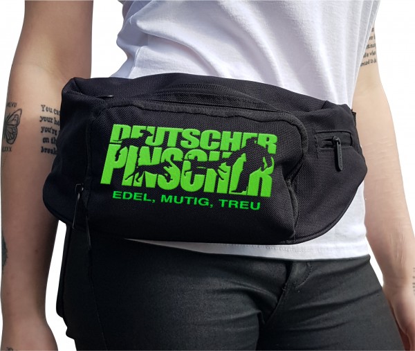 Deutscher Pinscher Unit Dog Hundesport Hundemotiv Gürteltasche Hund Stickerei