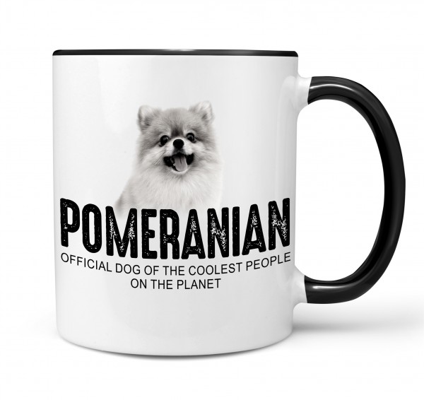 Pomeranian Pom Zwergspitz Zwers Pompom Deutsche Spitze Dog Tasse Kaffeetasse Kaffeebecher happy Design by Siviwonder