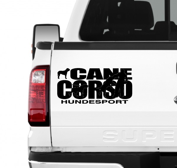 Cane Corso Hundesport Autoaufkleber Hund Folie Aufkleber Corz Italiano